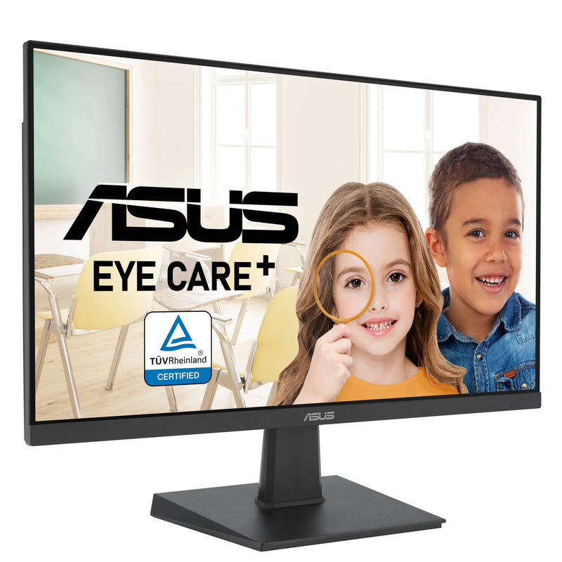 ASUS VA27EHF Eye Care Gaming Monitor – 27-inch; IPS; Full HD; Frameless; 100Hz; Adaptive-Sync; 1ms MPRT; HDMI; Low Blue Light; F