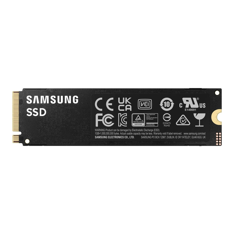 Samsung Mz-V9P4T0Bw 990 Pro 4 Tb Nvme Ssd - Read Speed Up To 7450 Mb S; Write Speed To Up 6900 Mb S; Random Read Up To 1400000 I