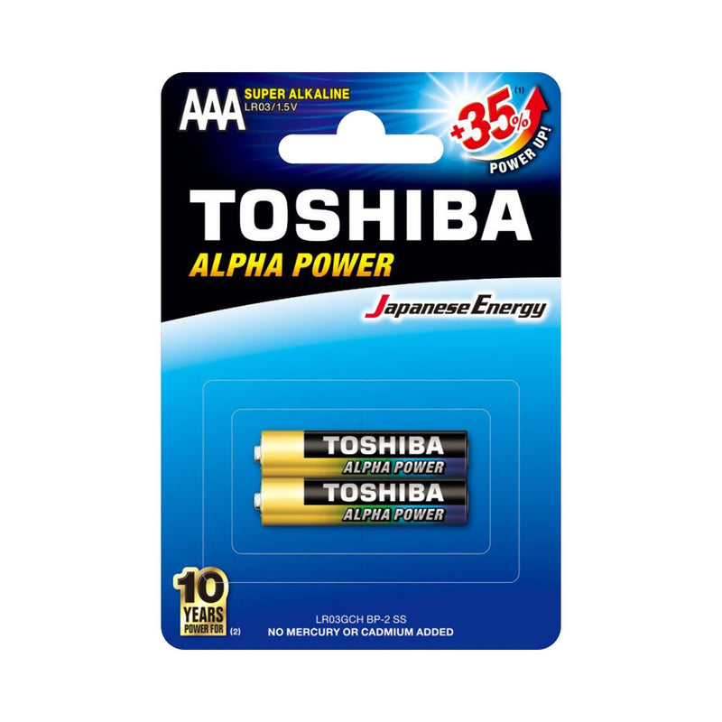 Toshiba Lr03Gch Alpha Power Alkaline Aaa Batteries - 2