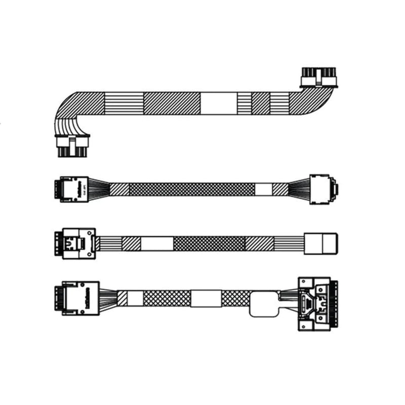 Lenovo Sr630 V2 4X3.5 Sas Sata Backplane Cable Kit