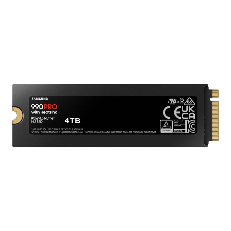 Samsung 990 Pro 4 Tb Nvme Ssd W Heatsink