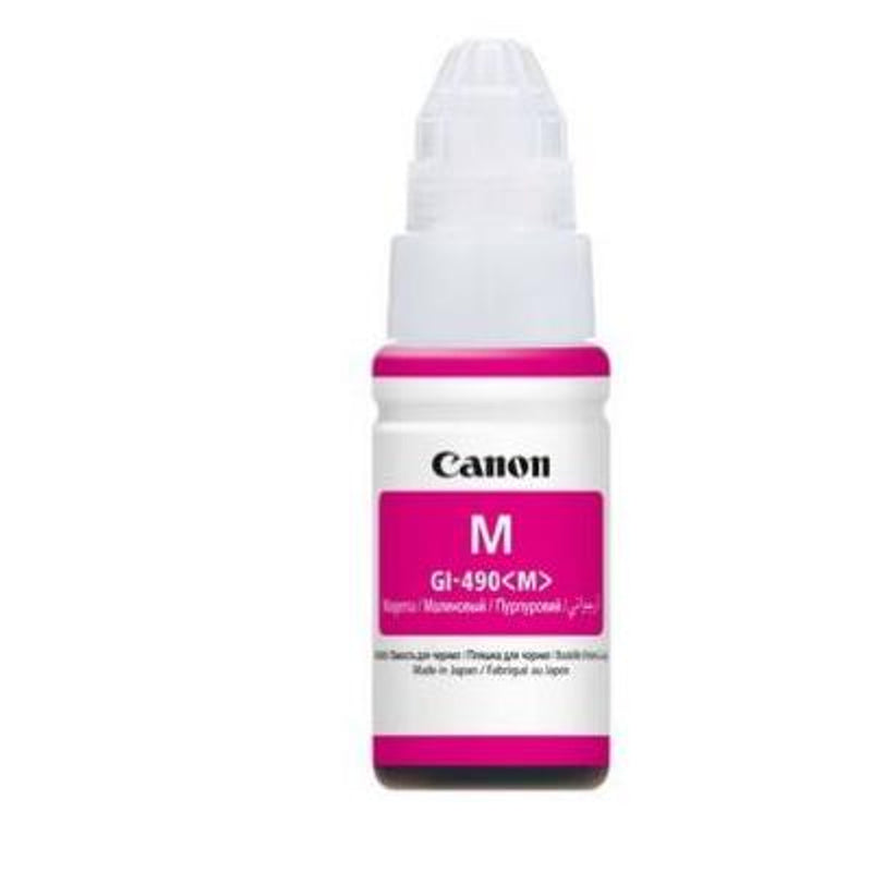 Canon Gi-490M Magenta Ink Cartridge - 70Ml Capacity - Compatible With G1400, G2400, G3400 Printers