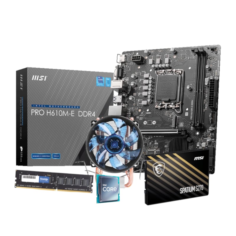 PCBUILDER INTEL I3 12100 MSI UPGRADE KIT