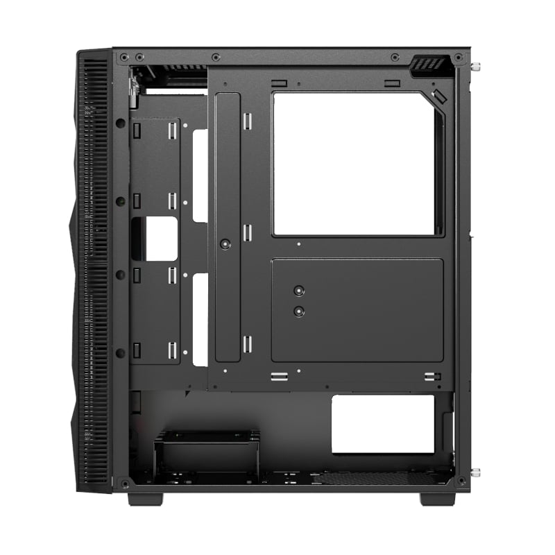 Raidmax V151Tbs Atx Micro-Atx Mini-Itx Rgb Mid-Tower Gaming Chassis - Black