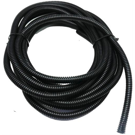 Solarix Flexible Conduit 10mm Diameter PVC Black 5 Metre