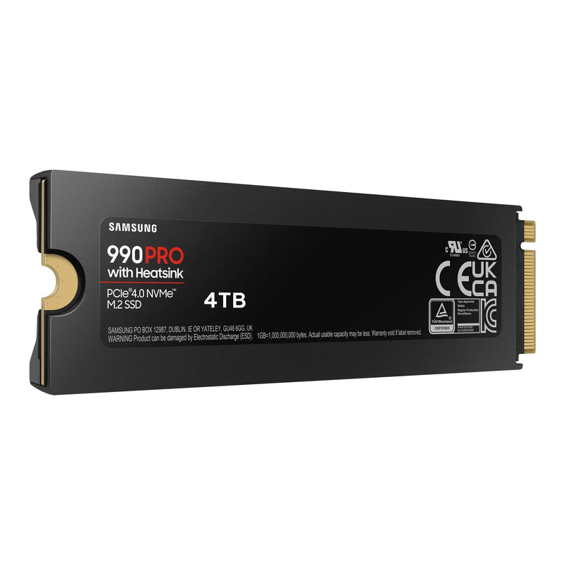 Samsung 990 Pro 4 Tb Nvme Ssd W Heatsink