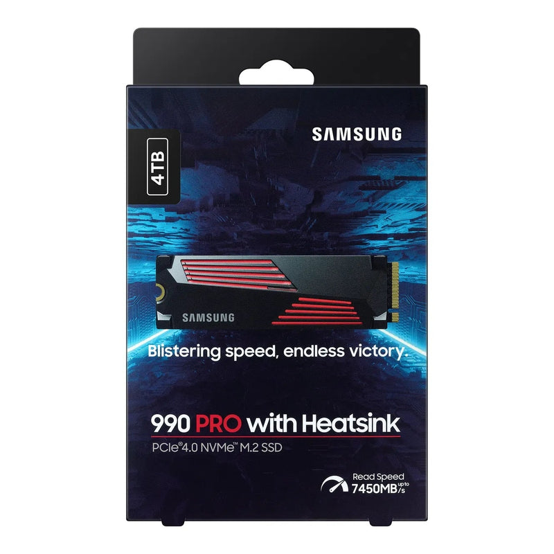 Samsung 990 Pro 4 Tb Nvme Ssd W Heatsink