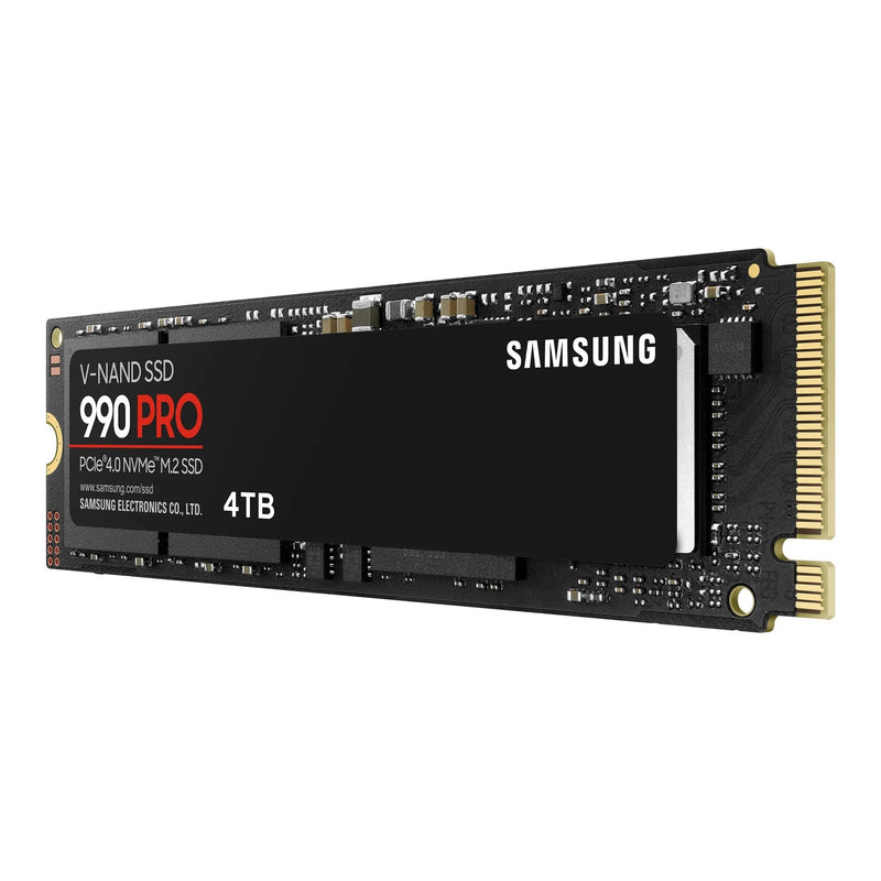 Samsung Mz-V9P4T0Bw 990 Pro 4 Tb Nvme Ssd - Read Speed Up To 7450 Mb S; Write Speed To Up 6900 Mb S; Random Read Up To 1400000 I