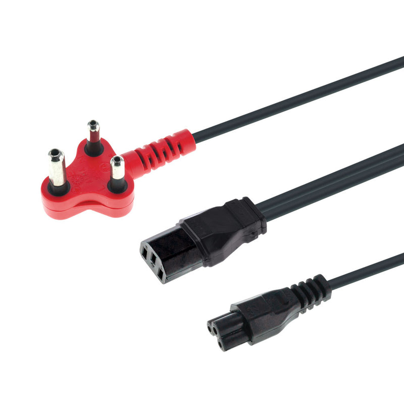 3M Multi-Headed Dedicated Power Cable - 1X Iec And 1X Clover