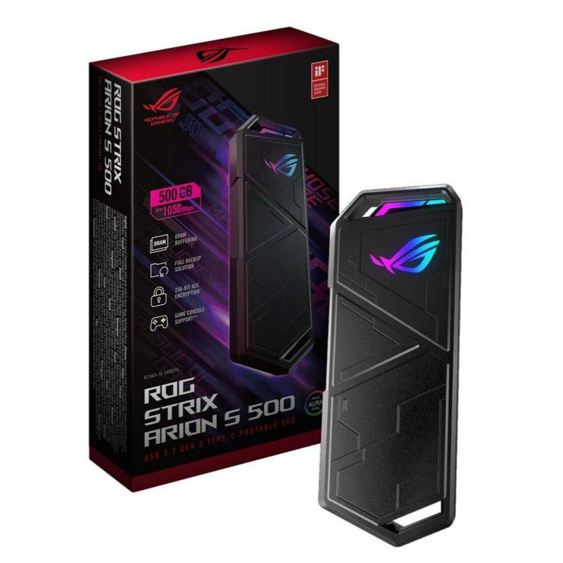 Asus ROG Strix Arion S500 500GB Black External SSD