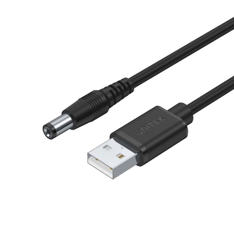 Unitek Y-C4046Bk 36W 1.5M Usb To 5.5Mm X 2.5Mm Dc Adapter