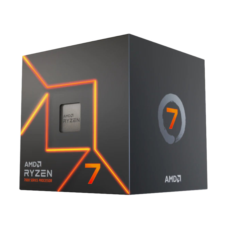 Amd Ryzen 7 7700 5Nm Skt Am5 Cpu; 8 Core 16 Thread Base Clock 3.8Ghz; 32Mb Cache; Radeon Graphics; Wraith Prism Cooler