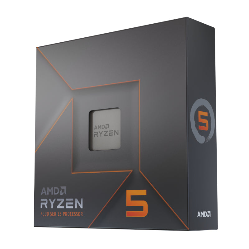 Amd Ryzen 5 7600X 5Nm Skt Am5 Cpu; 6 Core 12 Thread Base Clock 4.7Ghz; Max Boost Clock 5.0Ghz 38 Mb Cache; Radeon Graphics; No F