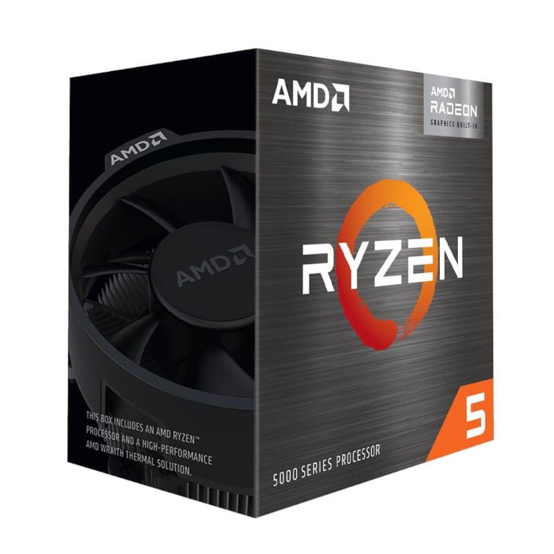 AMD Ryzen™ 5 5600 G-Series Desktop Processor with Radeon™ Graphics (4.6GHz; 19MB; 65W; AM4)