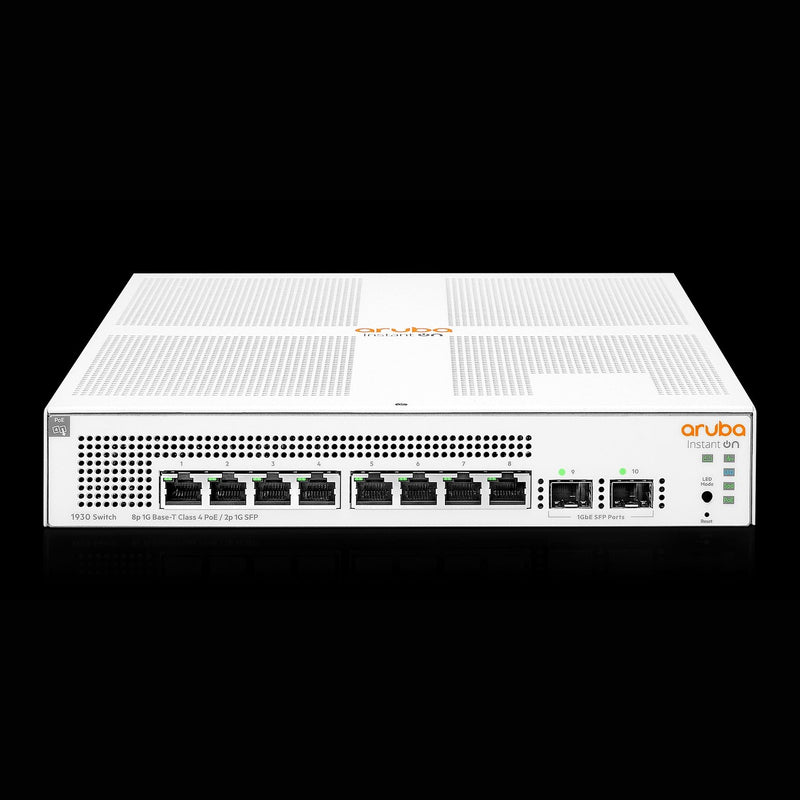 Aruba Instant On 1930 2Xsfp, 8 Port Gbe Poe Switch, 124W