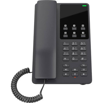 Grandstream 2 Line Compact Hotel Phone Black, Wi-Fi 5