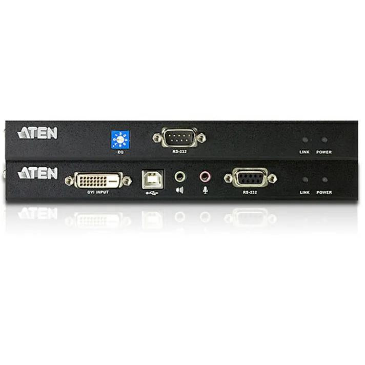 Aten Usb Dvi Single Link Console Extender With Audio Serial Support Up To 60M - Taa Compliant Audio Cat 5 Kvm Extender