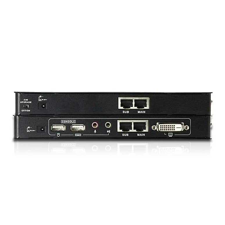 Aten Usb Dvi Single Link Console Extender With Audio Serial Support Up To 60M - Taa Compliant Audio Cat 5 Kvm Extender