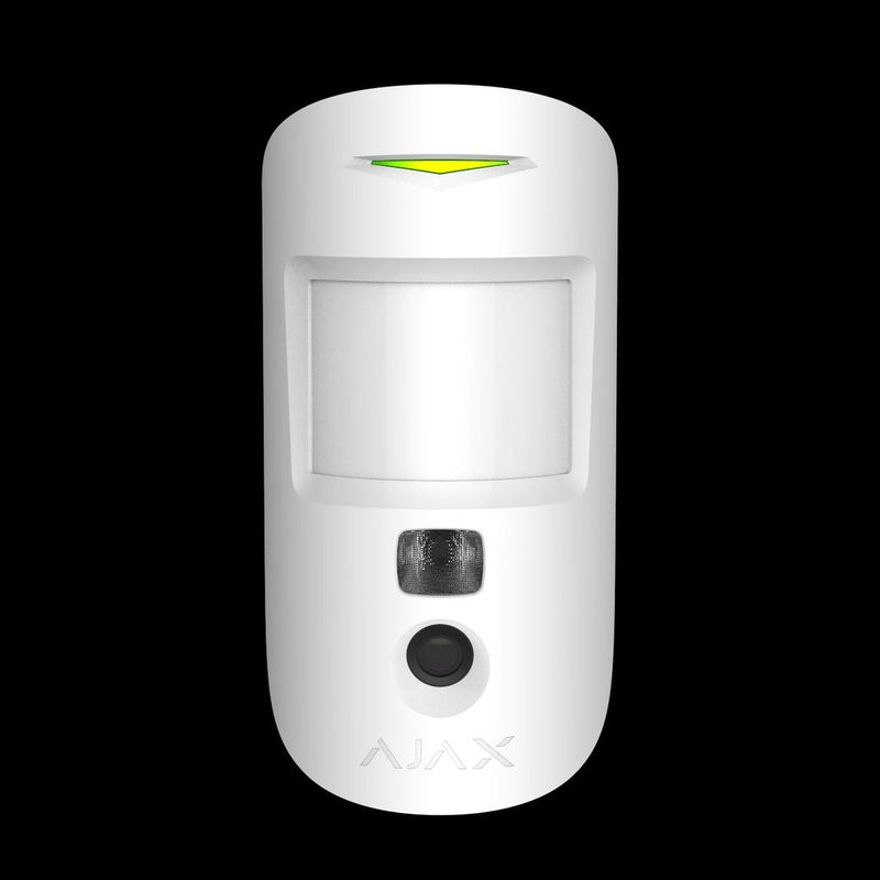 Ajax - Motioncam (Phod) Jeweller - White Wireless Motion Deteror With Photo On Demand And By Alarm