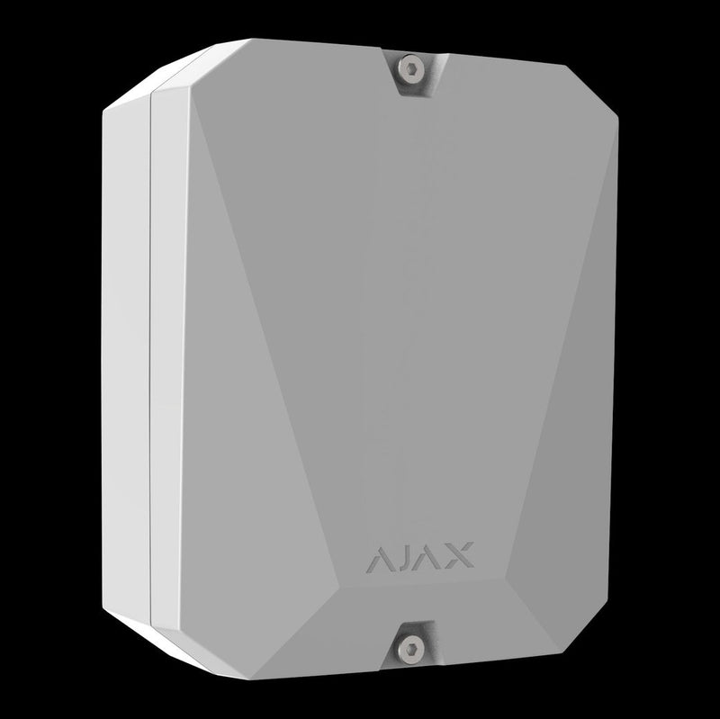 Ajax - Multitransmitter Jeweller - White Indoor Module For Connecting Wired Alarms To Ajax Systems