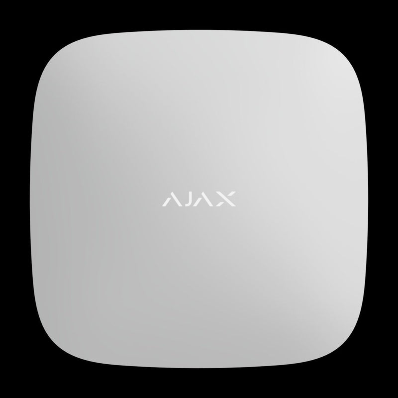 Ajax - Hub 2 White Plus With Advanced Control Panel, Alarm Photo Verification, 2 Sim, Eth And Wi-Fi