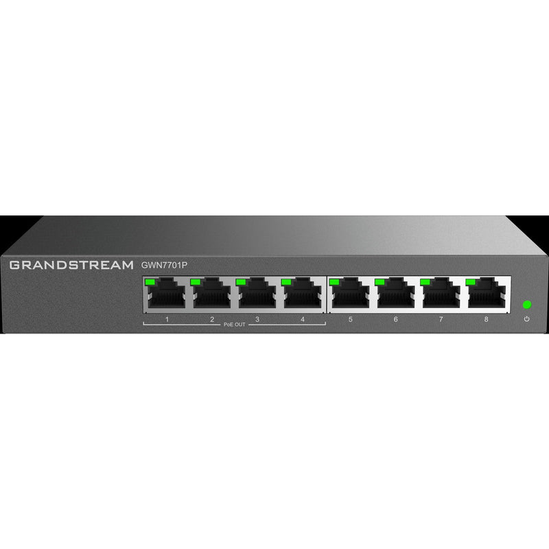 Grandstream Enterprise 8 Port Unmanaged Gbe Poe Switch - 60W