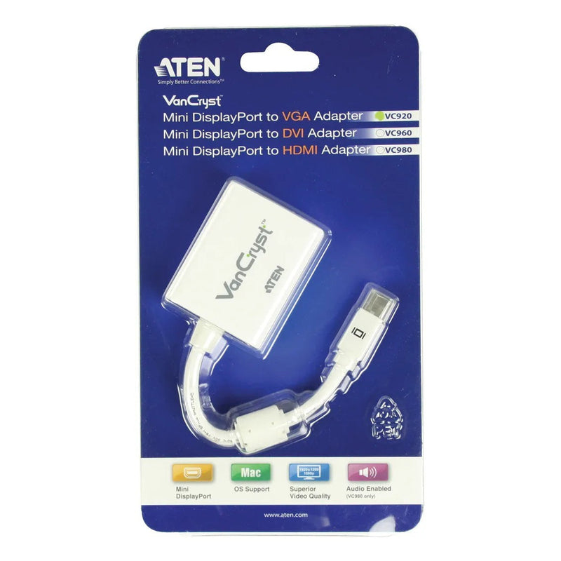 Aten Mini Display Port To Vga Adapter