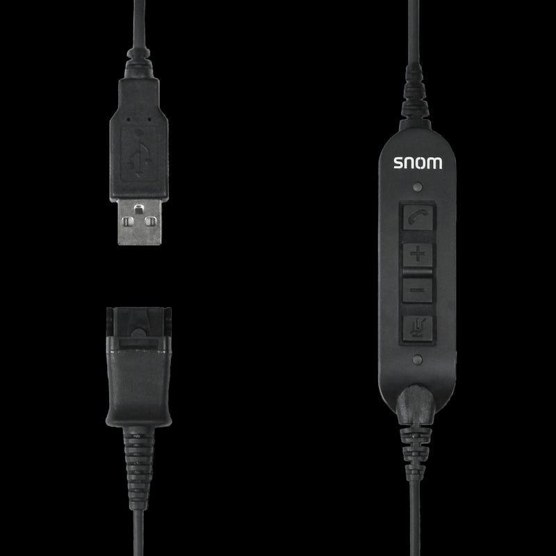 Snom Usb Quick Release Adapter For A100M, A100D And Pc - Integrated Volume And Call Buttons.