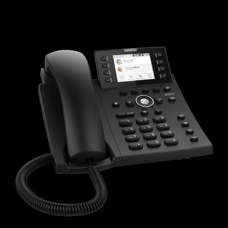 Snom D335 12-Line Desktop Sip Phone - No Psu Included - Hi-Res Colour Tft Display - Usb