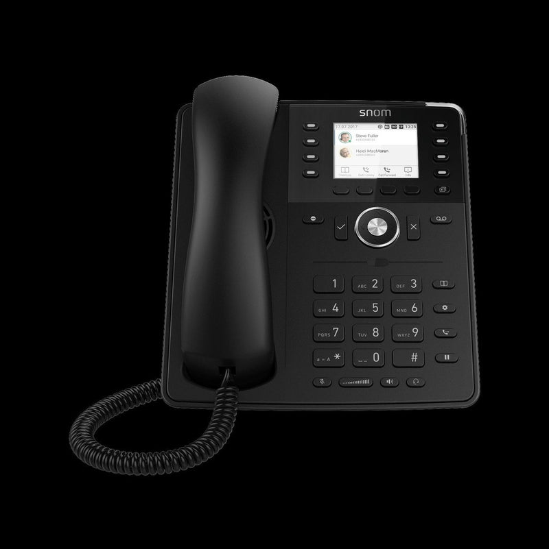 Snom D735 12-Line Desktop Sip Phone - No Psu Included - Hi-Res 2.7" Colour Tft Display - Usb