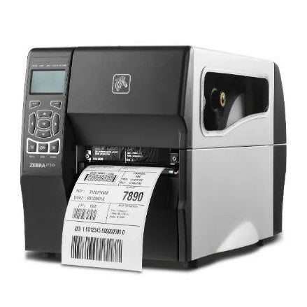 Zebra Zt-230 203dpi D/t Or T/t Printer W/lcd; Rugged All Metal Case W/usb & Serial