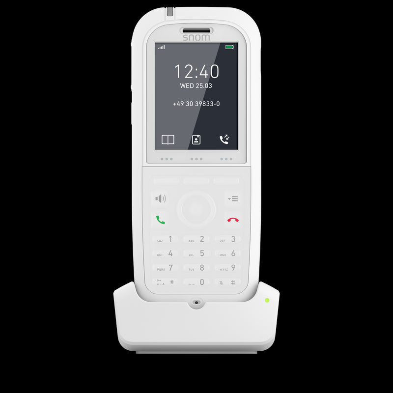 Snom M90 Anti-Bacterial Dect Sip Phone W Charging Base