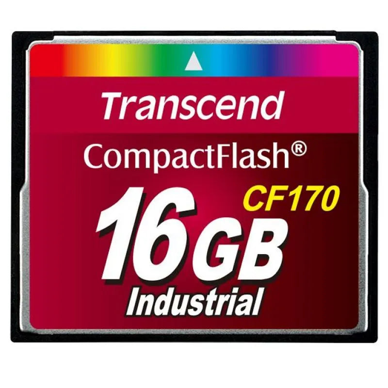 Transcend 16Gb Cf170 Industrial Grade Cf Card - Mlc