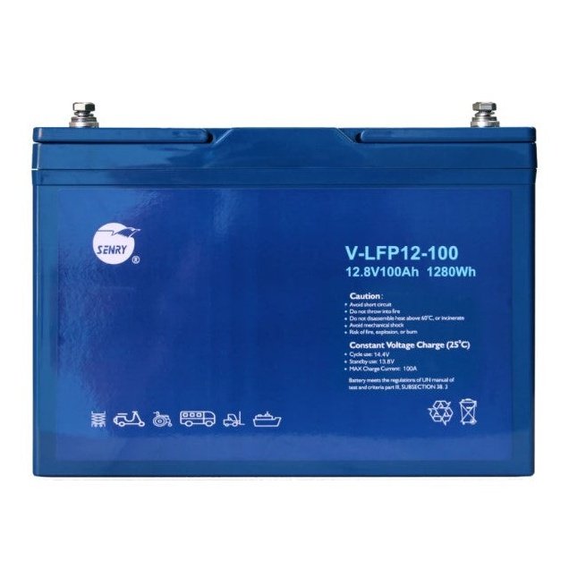 Senry V-Lfp12-100 12V 100Ah Lithium Iron Phosphate Battery