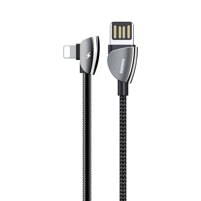 Remax Qiker Series 1.2M Usb To Lightning Cable - Black (Rc-061I)