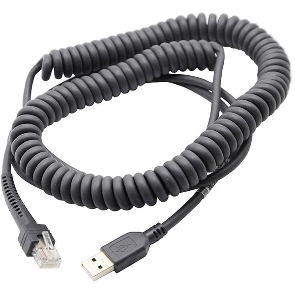 Zebra Cable - Usb: Series A Connector; 9Ft. (2.8M) Coiled