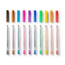 Cricut Glitter Gel Rainbow Pen Set 10Ct; 10 Glitter Gel Pens (0.8 Mm) In Red; Orange; Yellow; Green; Blue; Purple; Pin