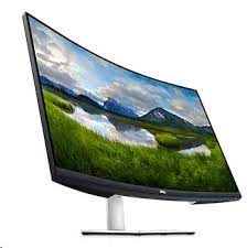 Dell 32 Curved 4K Uhd Monitor - Silver