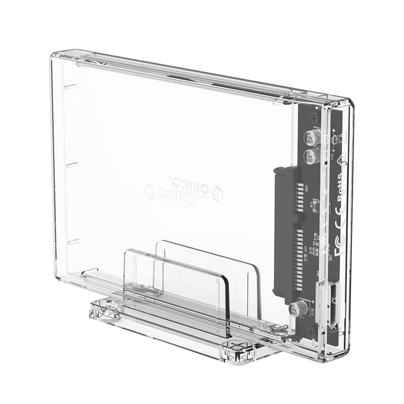 Orico 2.5" Usb3.0 External Hard Drive Enclosure - Transparent