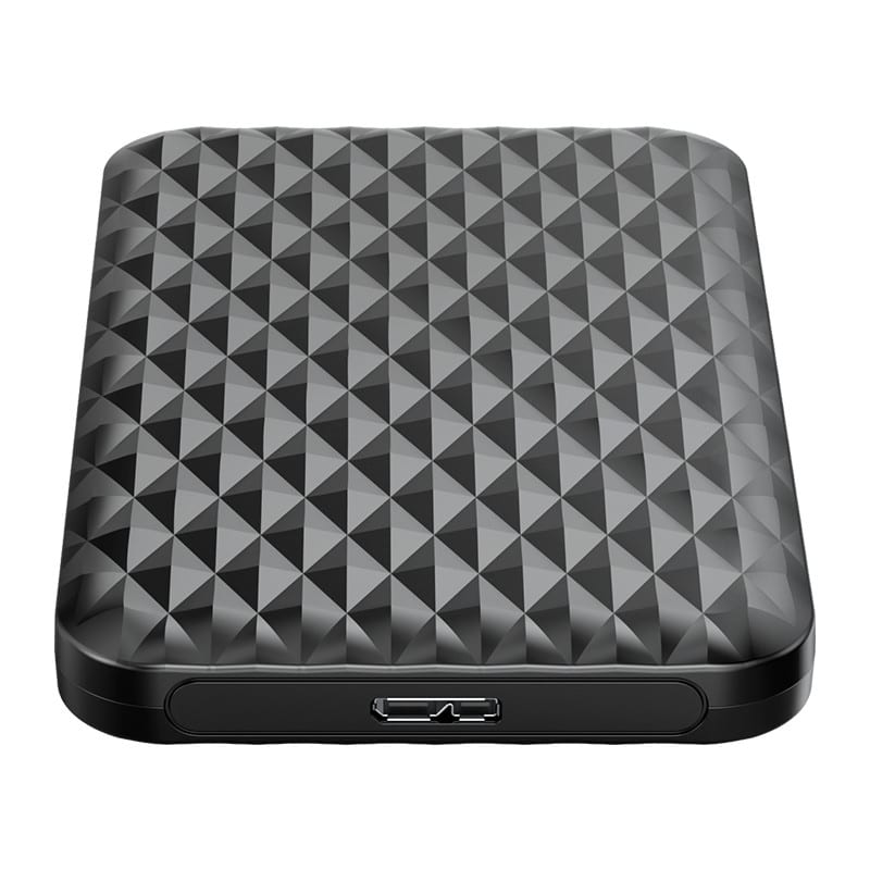 Orico 2.5" 5Gbps Usb3.0 Diamond Pattern Design Supports Up To 4Tb - Hard Drive Enclosure - Black