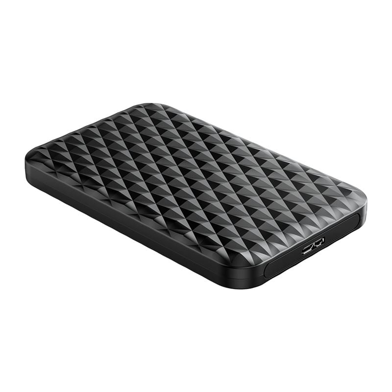 Orico 2.5" 5Gbps Usb3.0 Diamond Pattern Design Supports Up To 4Tb - Hard Drive Enclosure - Black