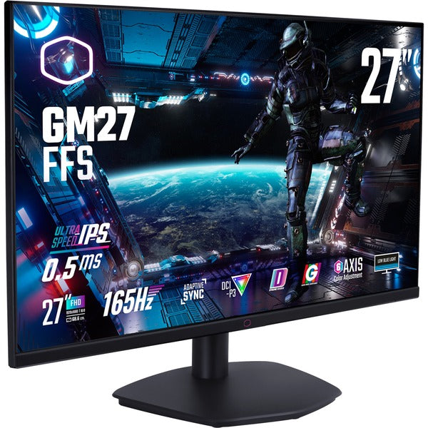 Cooler Master Gm27; Fhd 1920 X 1080; 165Hz; Ips; Hdr10; 0.5Ms Response Time; Dci-P3 90% Srgb 120%