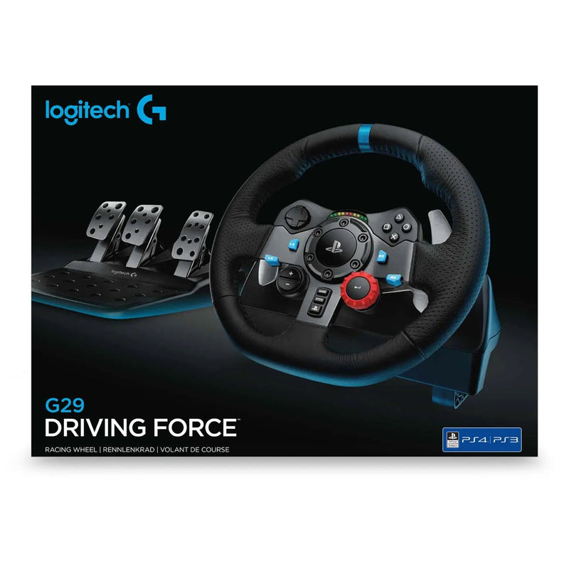 Logitech G29 Driving Force Racing Wheel For Playstation4 Playstation3 And Pc - N A - Usb - Plugc - Emea - Sony Emea Eu