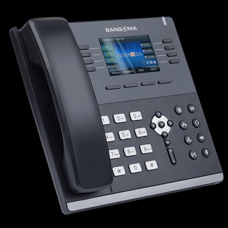 Sangoma - Ip Phone S505 Mid Level Phone, 3.5 Inch Color Screen, 35 Programable Softkeys, 4 X Voip Ac