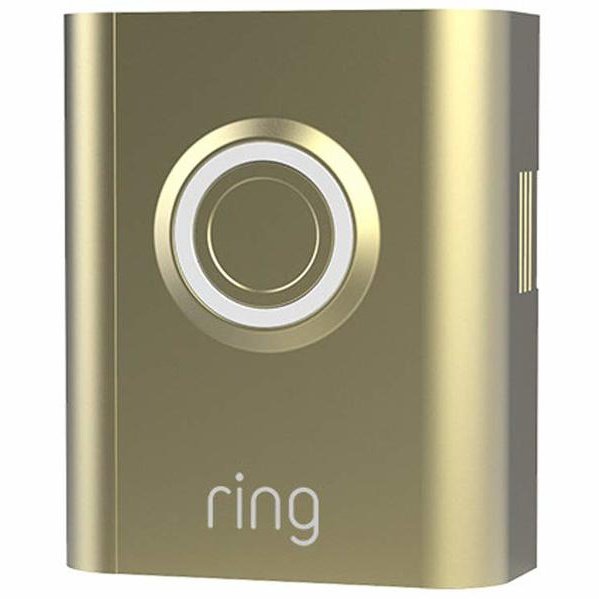 Ring - Video Doorbell 3 Faceplate - Gold Metal