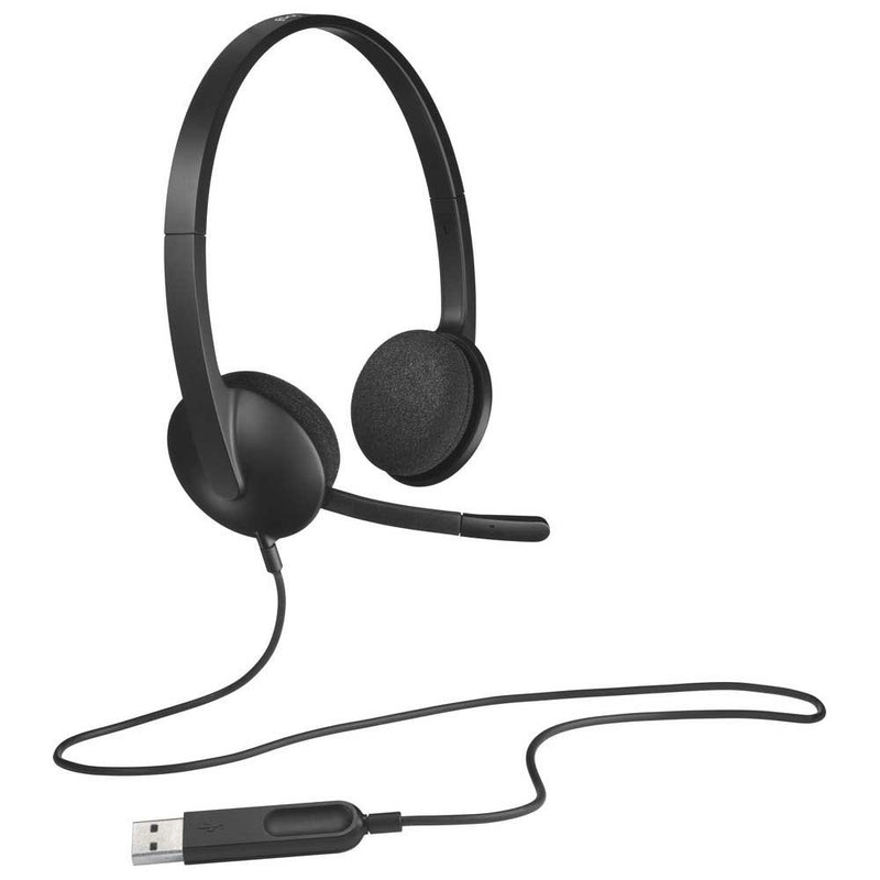 Logitech H340 Usb Computer Headset - Black - Usb - N A - Emea - Lang Set 935