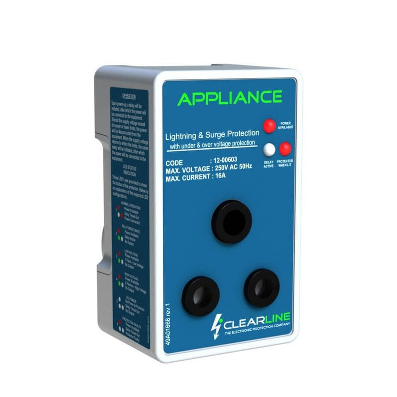 Clearline Appliance Surge And Lightning Protector