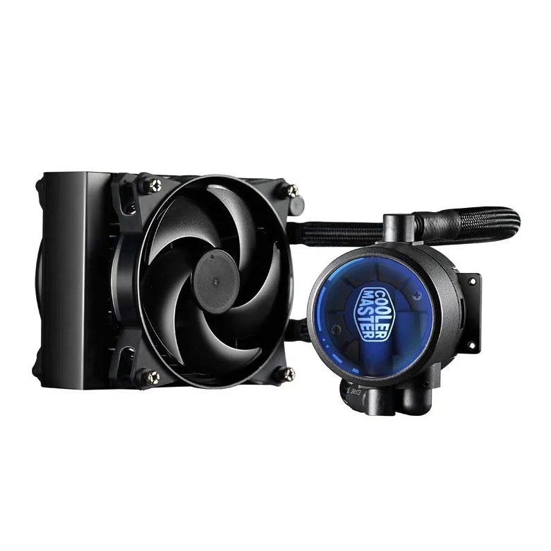 Cooler Master Masterliquid Pro 140 Pre-Filled Liquid Based Cpu Cooler  140Mm Radiator  1X 140Mm Masterfan Air Balance Fan.