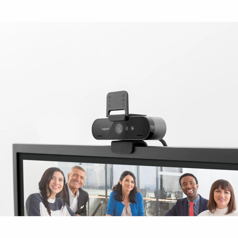 Logitech BRIO Webcam with 4K Ultra HD video & RightLight 3