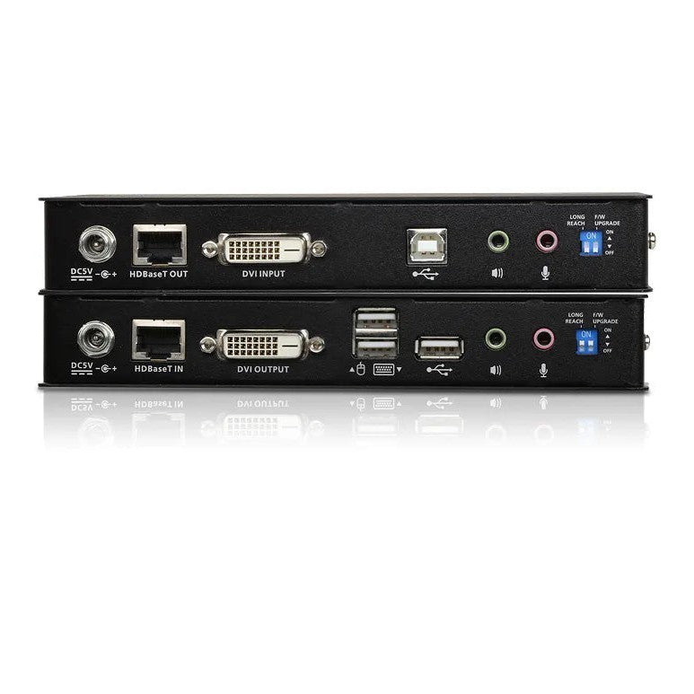 Aten Usb Dvi Hdbaset 2.0 Kvm Extender Up To 150M W 1920X1200 W (Us Eu Out) Adp. Aten